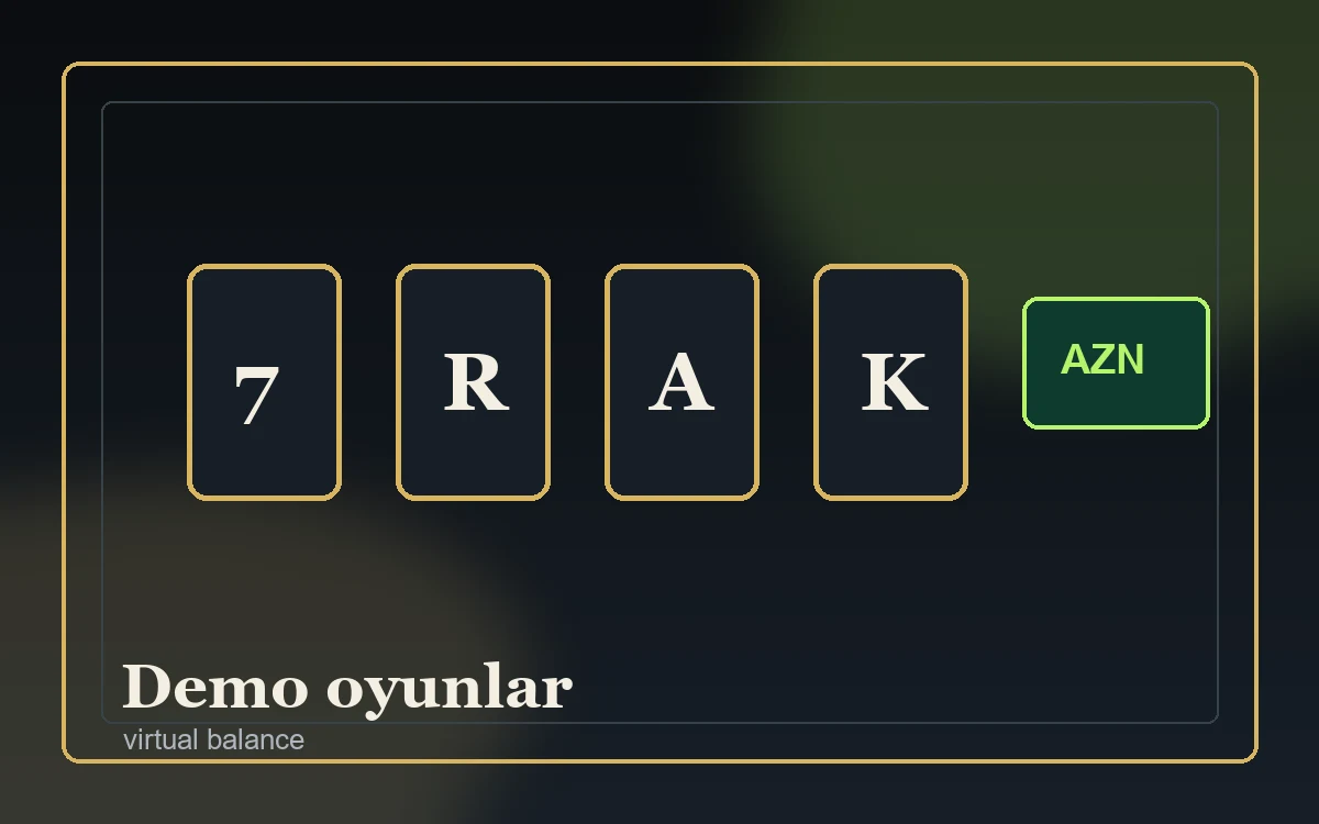 Demo oyunlar: real pul qoymadan slotları yoxla