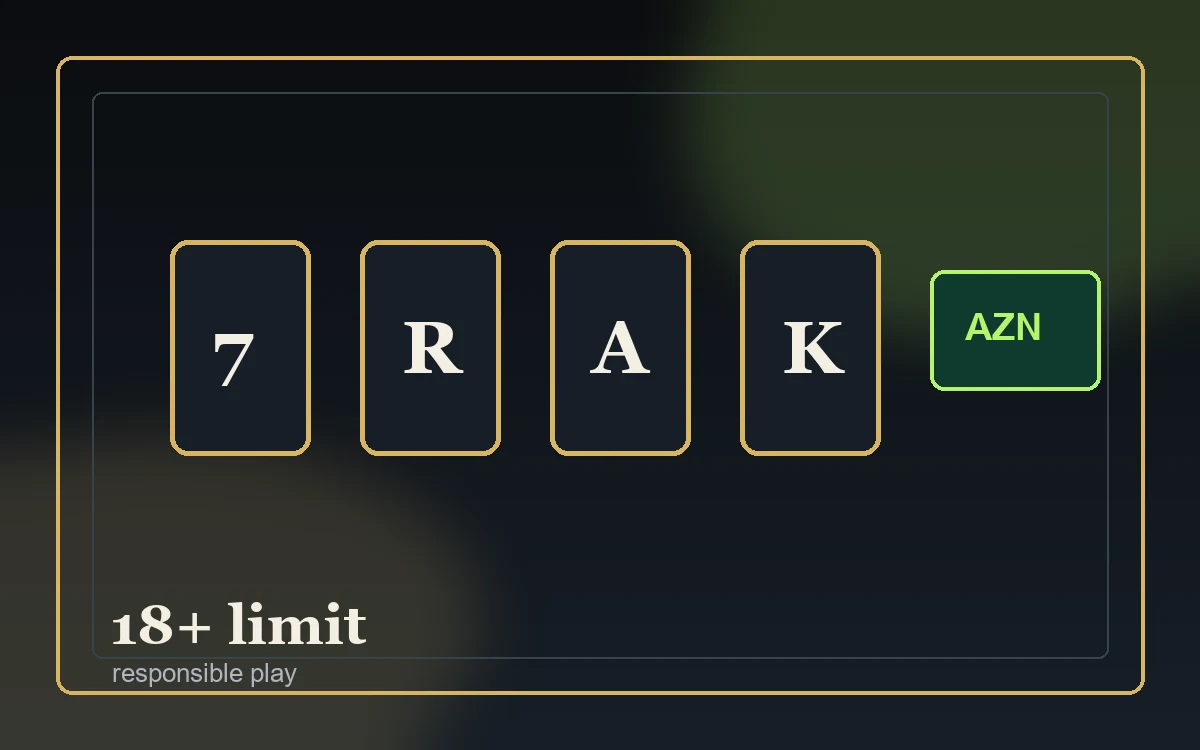 Məsuliyyətli oyun: limit başlamazdan əvvəl seçilir